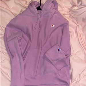 Purple Champion hoodie